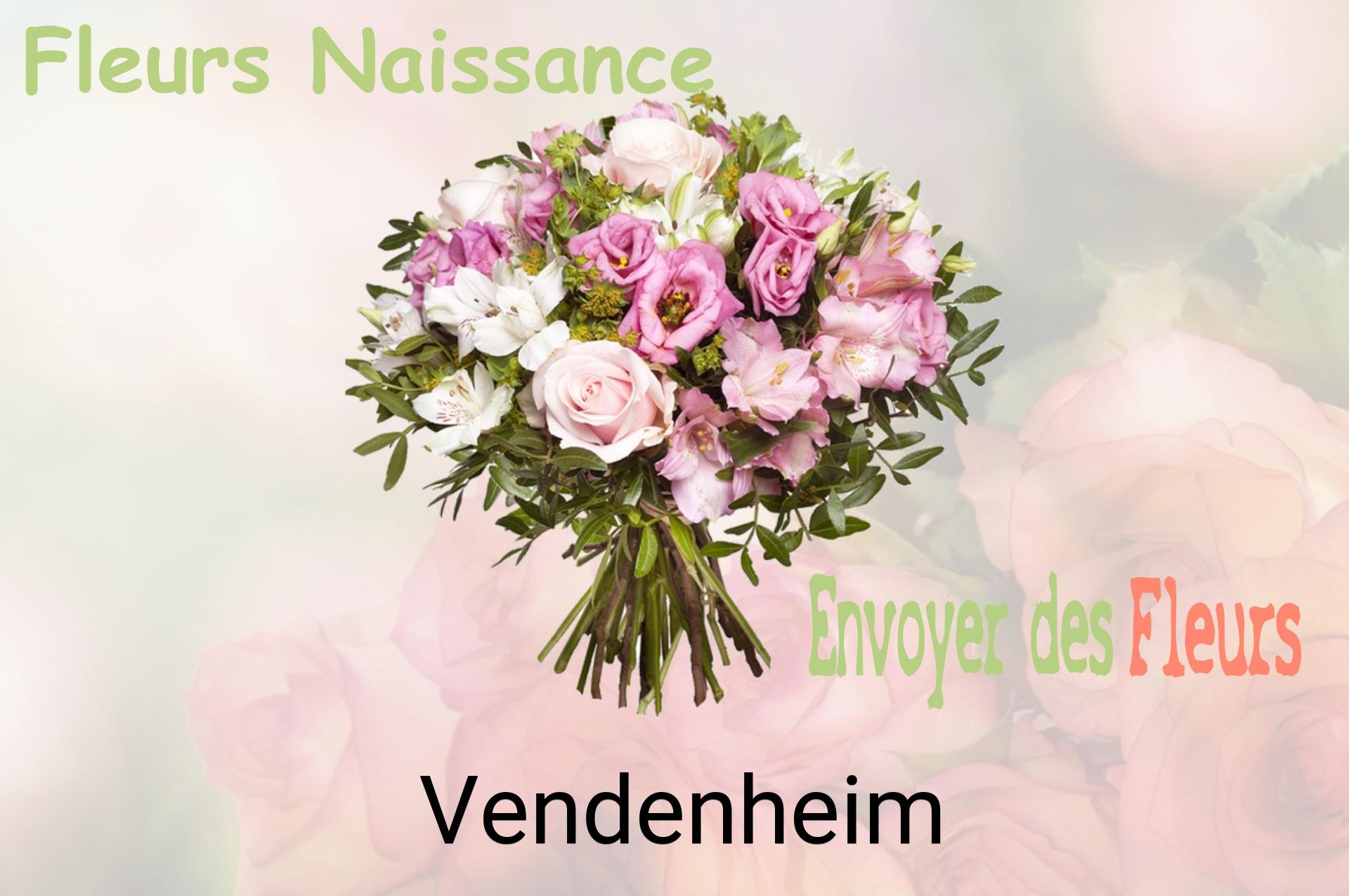 Bouquet de fleurs de naissance livré à Vendenheim